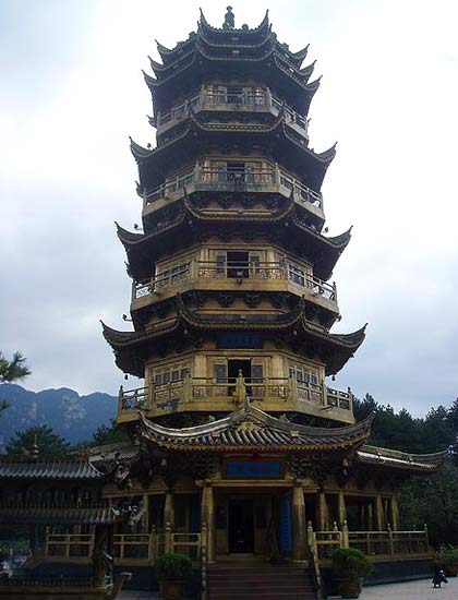 Jiuhua - chrám